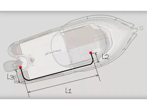 Як підібрати довжину рульового тросу для човнового мотора
