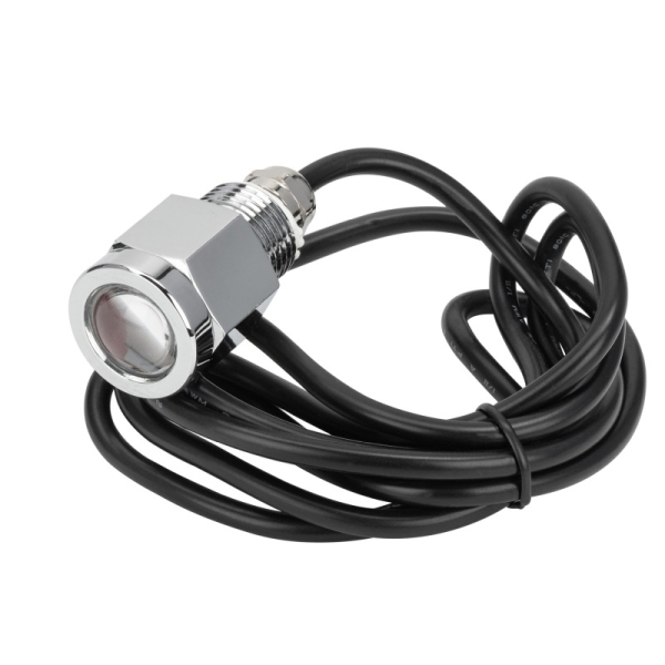 00296-BU Підводне освітлення для катера.1X3W BLUE LE CHROME PLATED BRASS,10-30V,1.5M VIRES