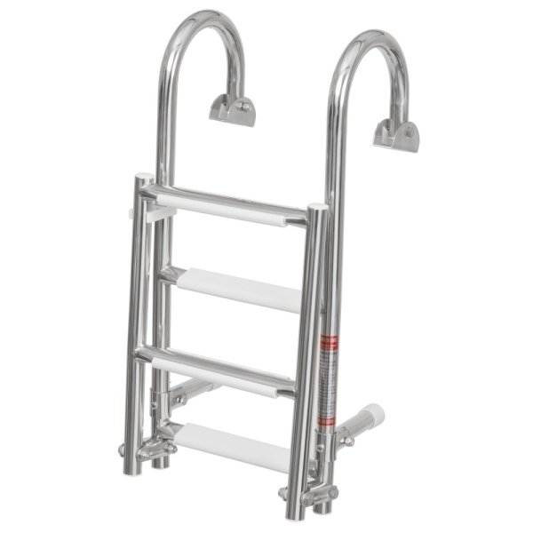 Лестница AquaLand 2+2 складная нержавейка (1101051)
