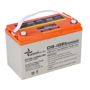 Гелевий акумулятор Weekender DS 100Ah 12V з дисплеєм