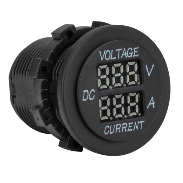 Вольтметр та амперметр круглий