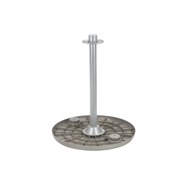 Набор круглый стол со стойкой (75201-04) серый