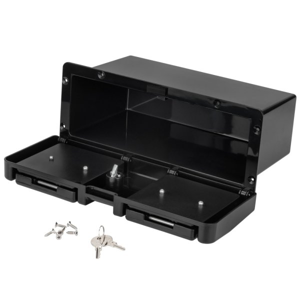 Ящик аксессуарный со стаканодержателем чёрный C12201