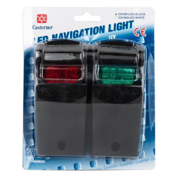 Боковые навигационные огни C91001LED чёрный корпус