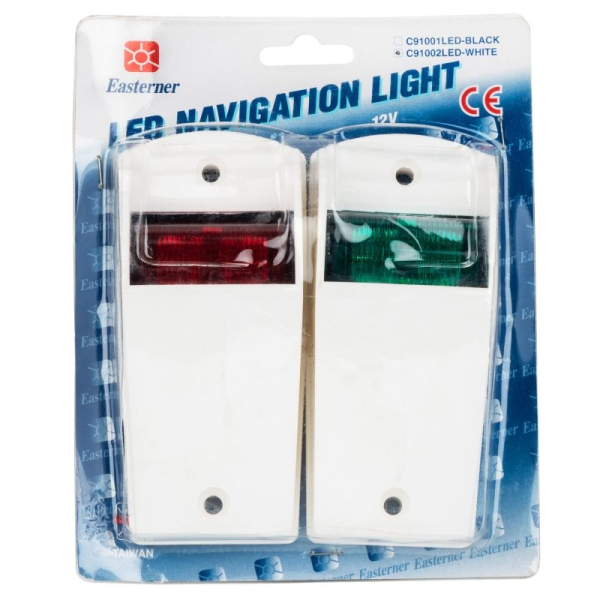 Боковые навигационные огни C91002LED белый корпус