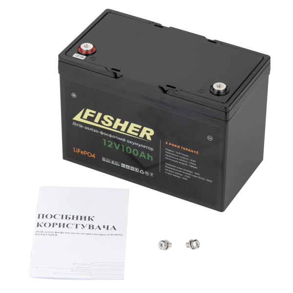Акумулятор Fisher LiFePO4 FT12100 12.8 V 100 Ah
