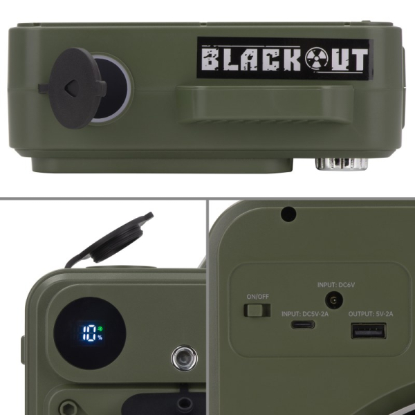 Акумуляторний вентилятор Blackout GD-052