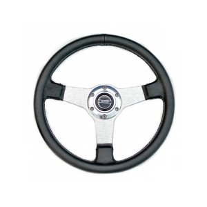 Рульове колесо Pretech 33 см, PU, алюмінієві спиці (QC-5125D) Рульове колесо Pretech 33 см, PU, алюмінієві спиці (QC-5125D)