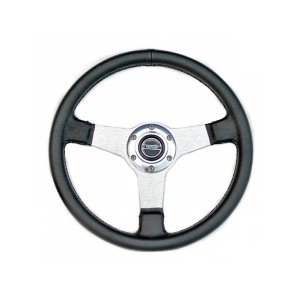 Рульове колесо Pretech 33 см, PU, алюмінієві спиці (QC-5125D)