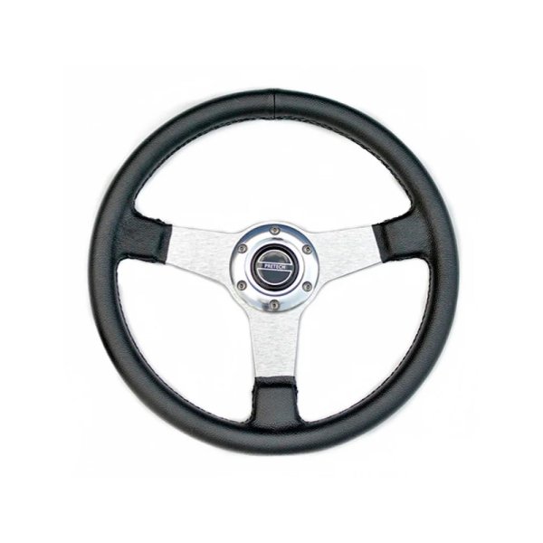 Рульове колесо Pretech 33 см, PU, алюмінієві спиці (QC-5125D)