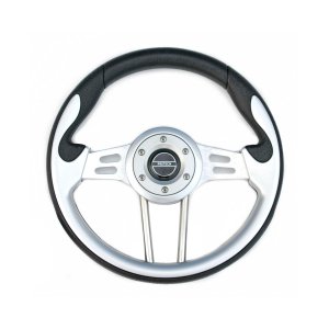 Рульове колесо Pretech 33 см, PU, сірий, спиці спиці (HD-5166G grey) Рульове колесо Pretech 33 см, PU, сірий, спиці спиці (HD-5166G grey)