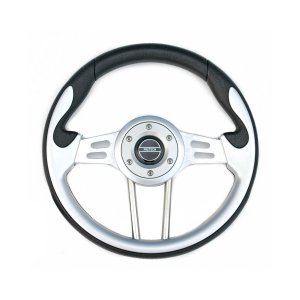 Рульове колесо Pretech 33 см, PU, сірий, спиці спиці (HD-5166G grey)