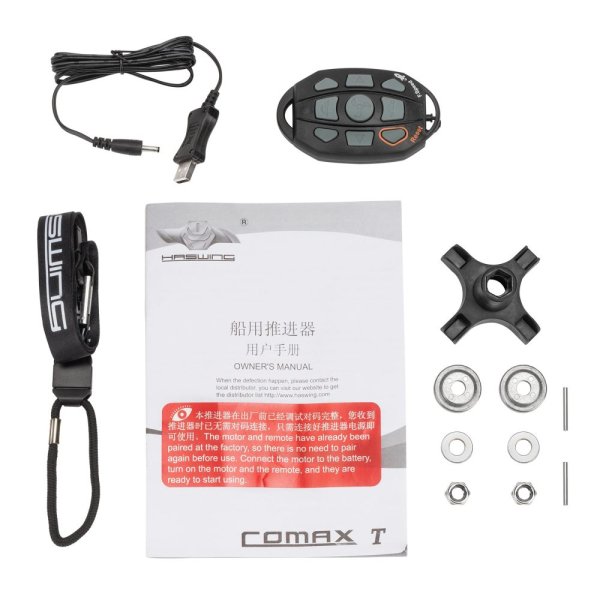 Haswing Cayman T 55 Lbs лодочный электромотор Хасвинг Кайман Т 55 лбс черный