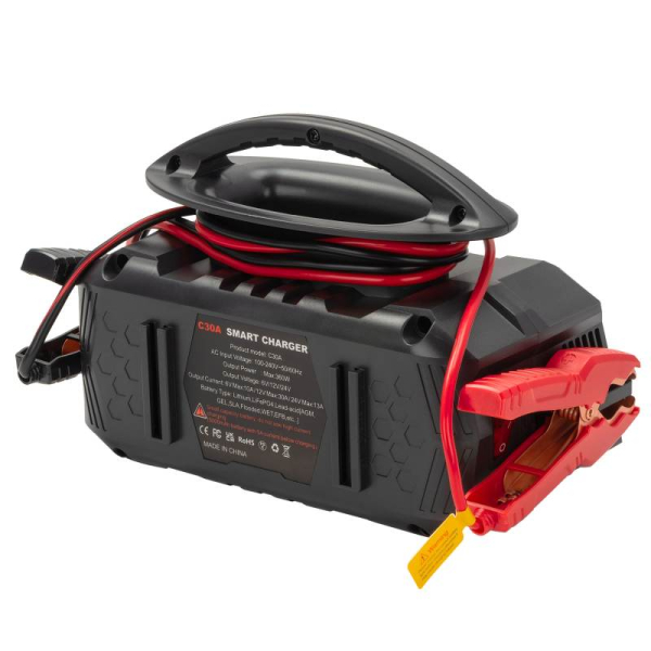 Автоматичний зарядний пристрій HT-RC 30A 6V/12V/24V (AGM Puls Repair, LiFePO4, Lead-Acid)