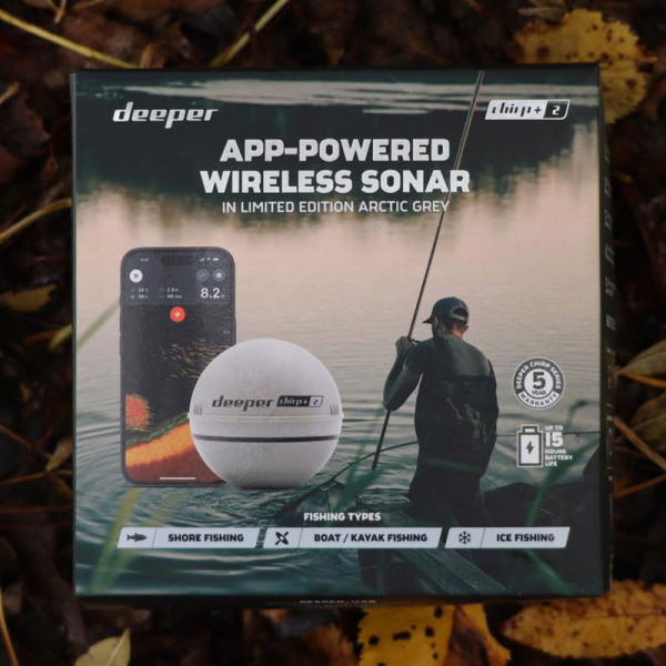 Deeper CHIRP+ 2.0 Wi-Fi+GPS Grey (Діпер Чірп+ 2) бездротовий ехолот Limited Edition (ITGAM1763)