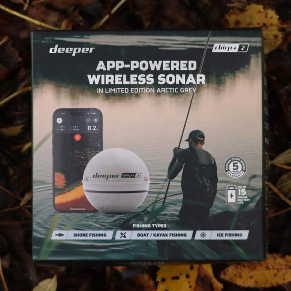 Deeper CHIRP+ 2.0 Wi-Fi+GPS Grey (Діпер Чірп+ 2) бездротовий ехолот Limited Edition (ITGAM1763)