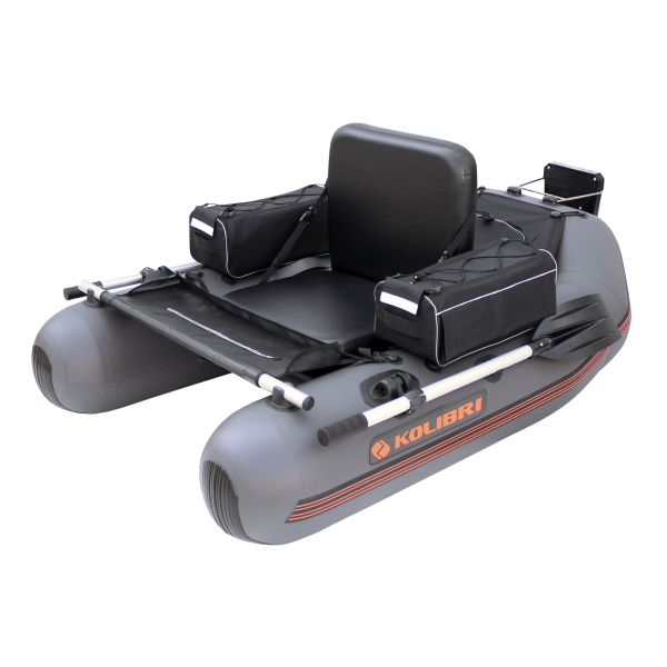 Kolibri K-180F Belly Boat надувная гребная одноместная лодка-плот (плавающее кресло) зелений Колибри К-180Ф Белли Бот Аir-deck