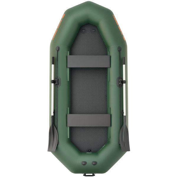 Kolibri К-290Т надувная гребная лодка (Аir-deck) зеленый Колибри К-290T