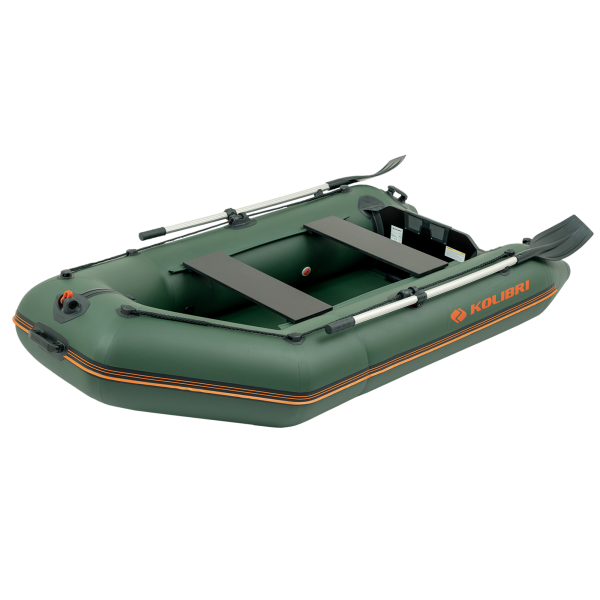 Kolibri KM-260 надувний моторний човен зелений Колібрі КМ-260
