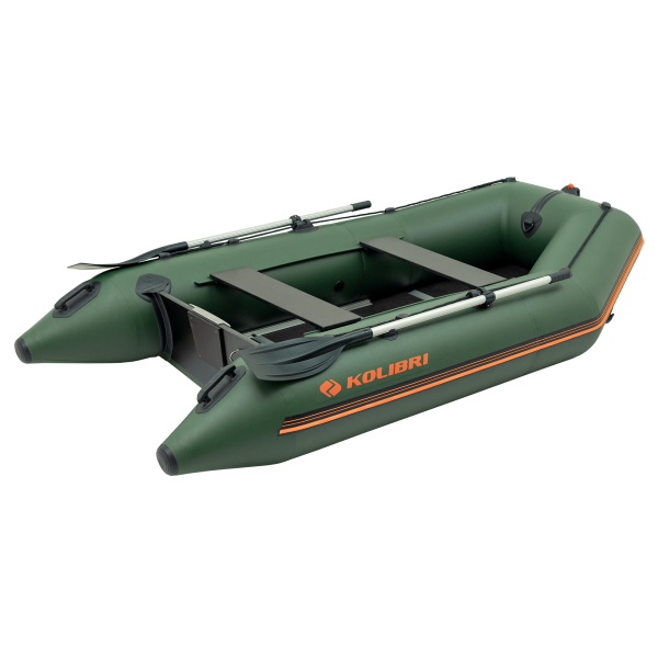 Kolibri KM-300 надувний моторний човен зелений Колібрі КМ-300