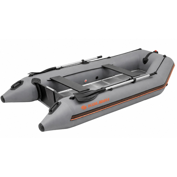 Kolibri KM-330D надувний моторний човен (алюмінієвий пайол) темно-сірий Колібрі КМ-330Д