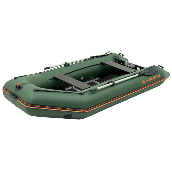 Kolibri КМ-330D надувная моторная лодка (фанерный пайол) зеленый Колибри КМ-330Д
