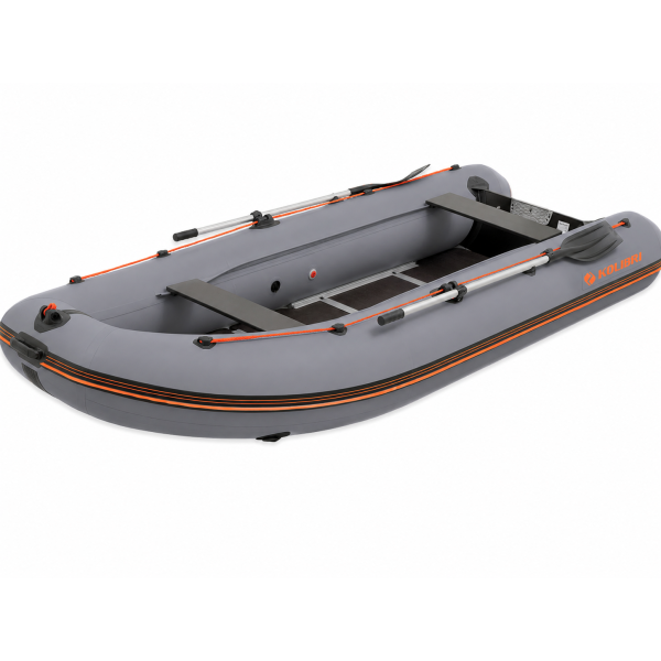 Kolibri KM-360DSL надувний моторний човен (фанерний пайол) темно-сірий Колібрі КМ-360ДСЛ