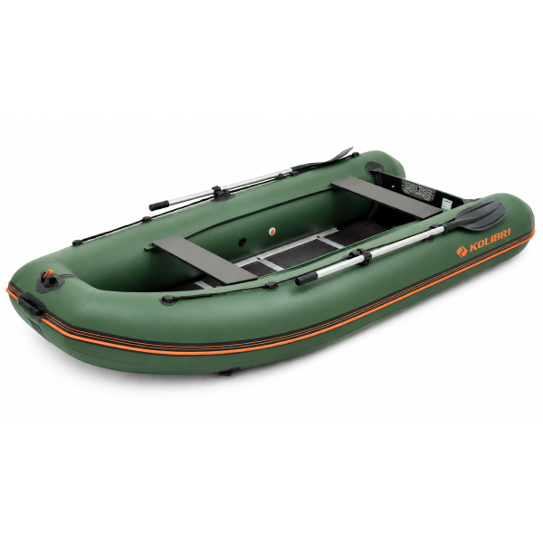 Kolibri KM-360DSL надувний моторний човен (алюмінієвий пайол) зелений Колібрі КМ-360ДСЛ