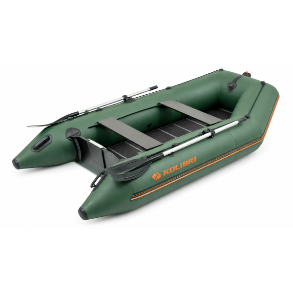Kolibri KM-360DSL надувний моторний човен (алюмінієвий пайол) зелений Колібрі КМ-360ДСЛ