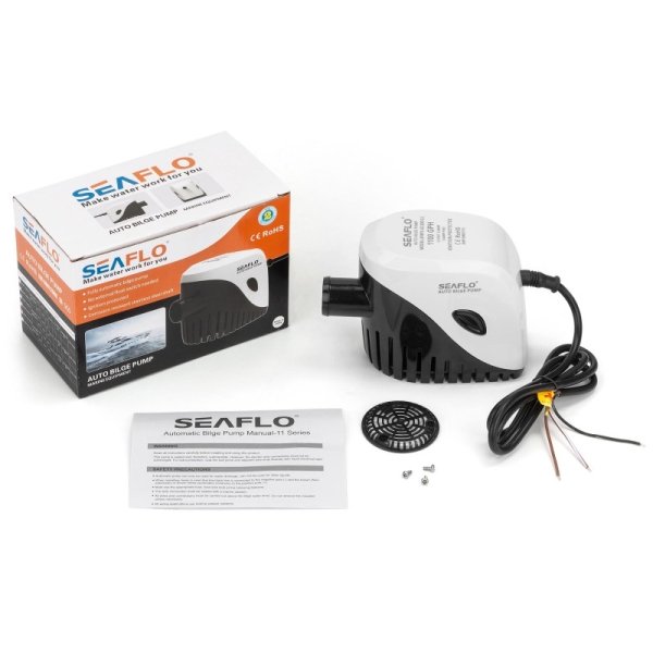 Помпа трюмная Seaflo SFBP1-G1100-11 механический автомат 12В 5А