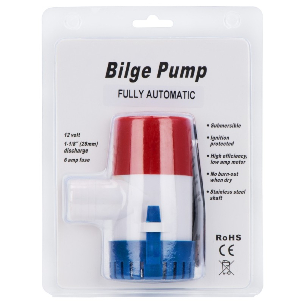 Помпа WWC 1100 GPH 12V автомат WW-07102A