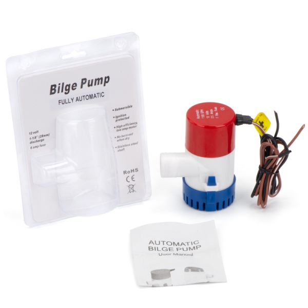 Помпа WWC 1100 GPH 12V автомат WW-07102A