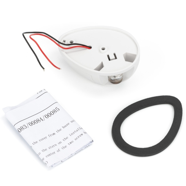 Навігаційний вогонь 00082-LD червоний LED білий корпус