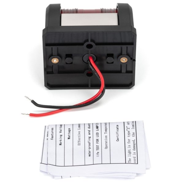 Навігаційний вогонь 00121-LD червоний LED чорний корпус