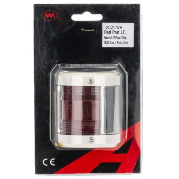 Навігаційний вогонь 00121-WH червоний білий корпус