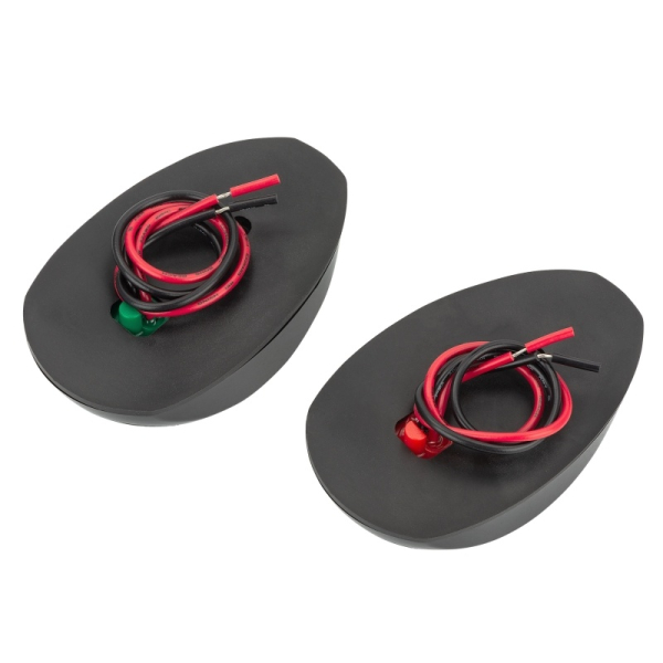 Пара навігаційних вогнів C91106PB-B LED чорний корпус