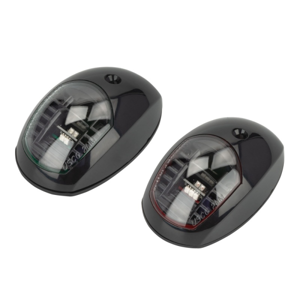 Пара навігаційних вогнів C91106PB-B LED чорний корпус