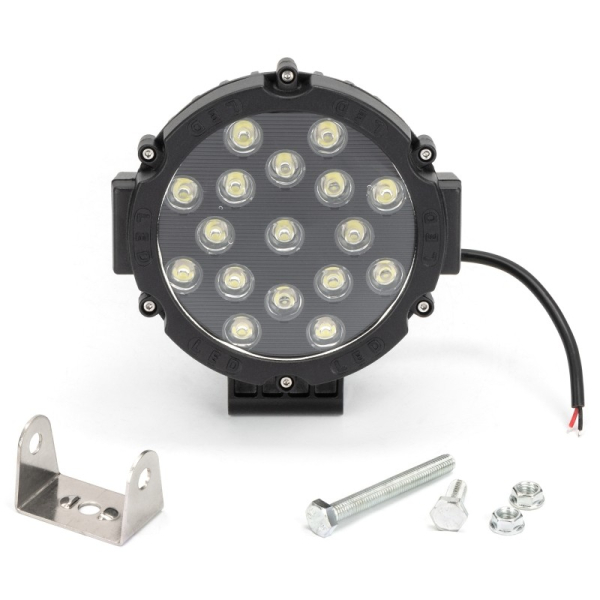 Поисковый прожектор (фара) рассеянный свет LED851b чёрный 3600Lm