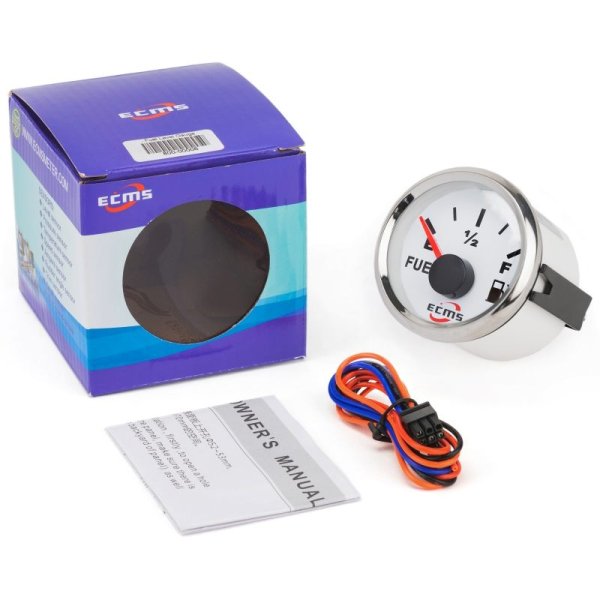 Вказівник рівня палива ECMS PEF2-BS-240-33 білий