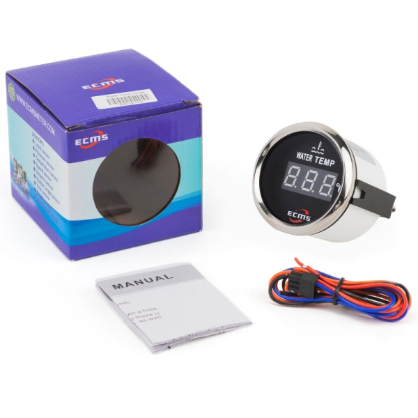 Цифровий покажчик температури води ECMS PET2-BS-20-120 чорний