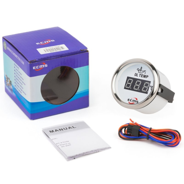 Цифровий покажчик температури олії PET2-WS-10-150 білий