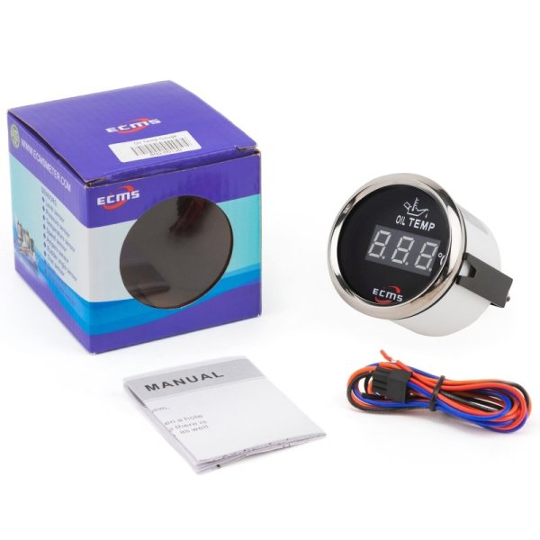 Цифровий покажчик температури олії PET2-WS-10-150 чорний