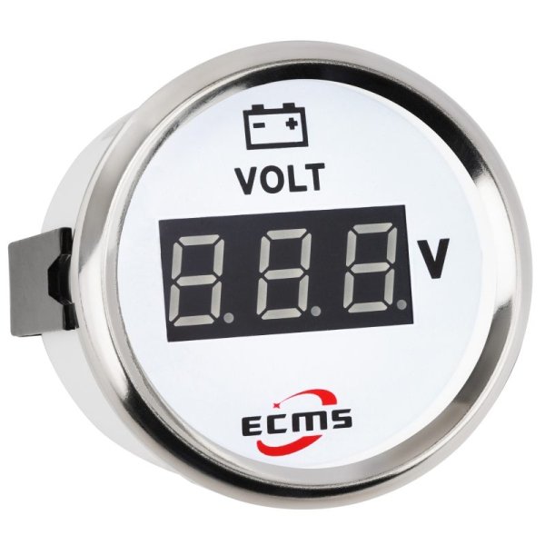 Цифровой вольтметр PEV2-WS-8-32 белый 52мм