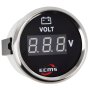 Цифровой вольтметр PEV2-BS-8-32 черный 52мм