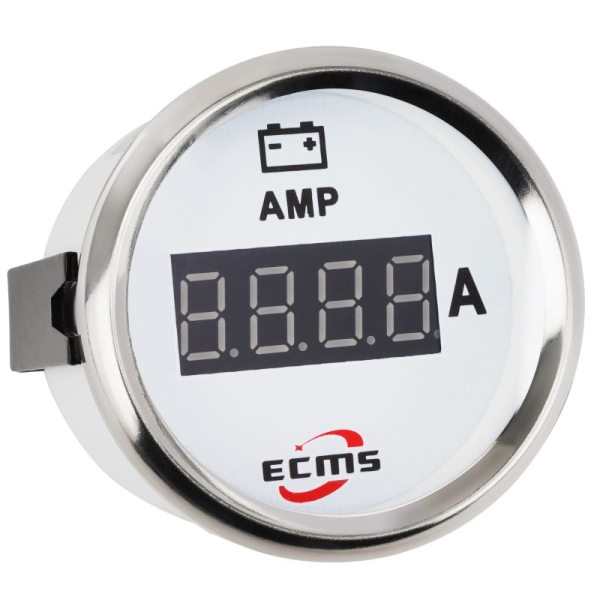 Цифровой амперметр ECMS PEA-WS±150A белый 52мм