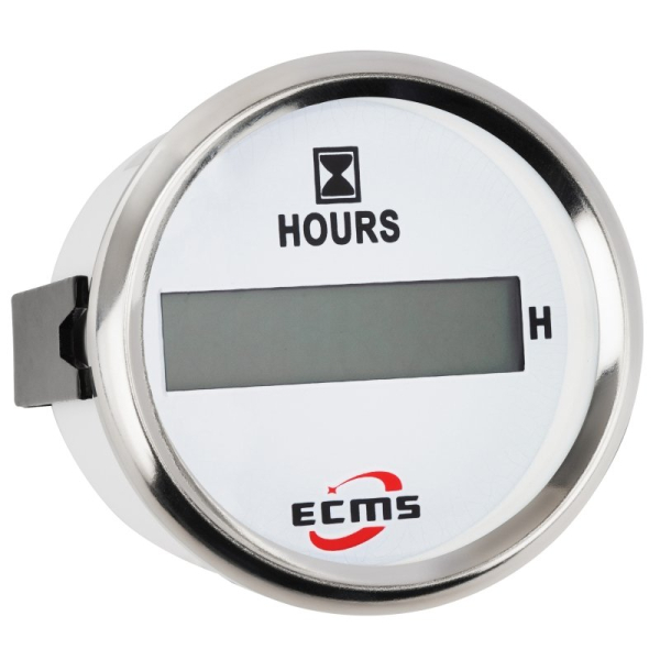 Лічильник мотогодин ECMS PLH2-WS-HS білий
