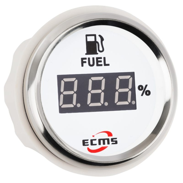 Цифровой датчик топлива ECMS CEF2-WS-240-33 52мм белый 801-00037