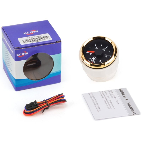 Показник рівня палива ECMS HMF2-BG-R чорний