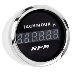 Тахометр с моточасами iGauge WKHMTA-DGB чёрный 52мм