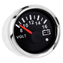 Вольтметр iGauge WKVOW-90B816 52 мм чорний (з функцією попередження)